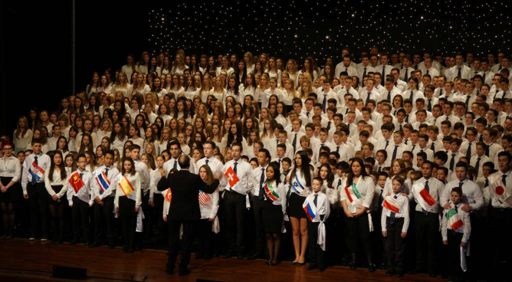 Der Schülerchor im Pädagogium Baden-Baden